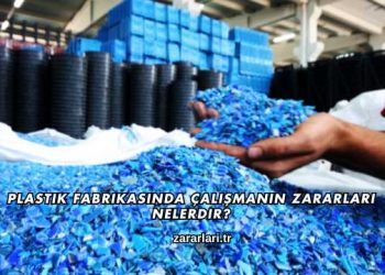 Plastik Fabrikasında Çalışmanın Zararları Nelerdir?