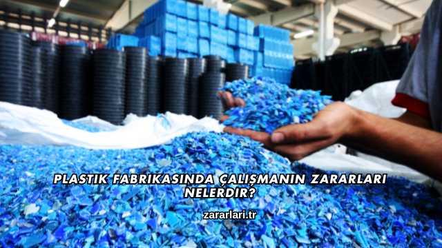 Plastik Fabrikasında Çalışmanın Zararları Nelerdir?