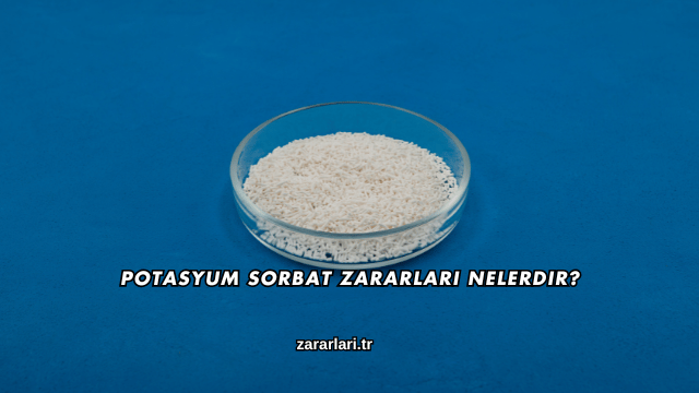 Potasyum Sorbat Zararları Nelerdir?