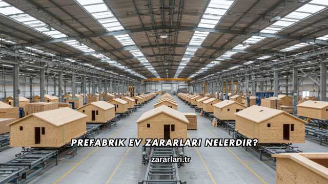 Prefabrik Ev Zararları Nelerdir?