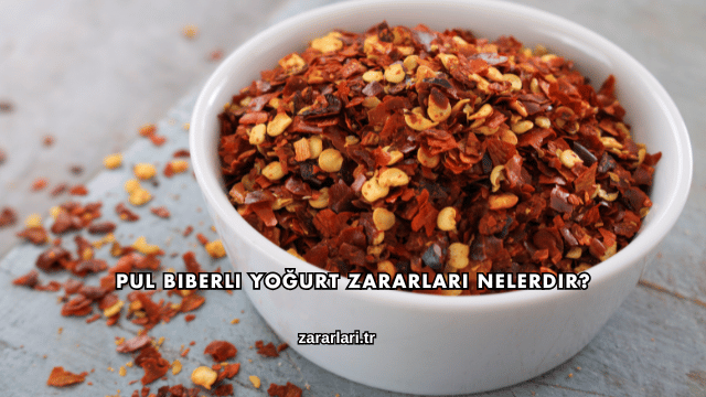 Pul Biberli Yoğurt Zararları Nelerdir?