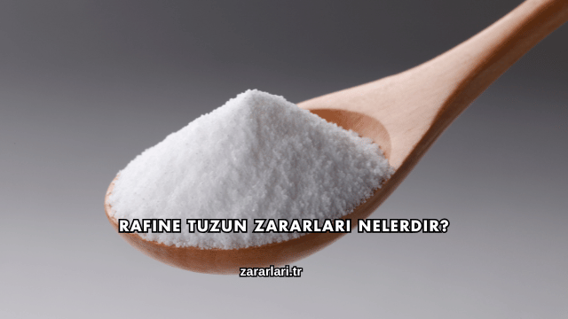Rafine Tuzun Zararları Nelerdir?