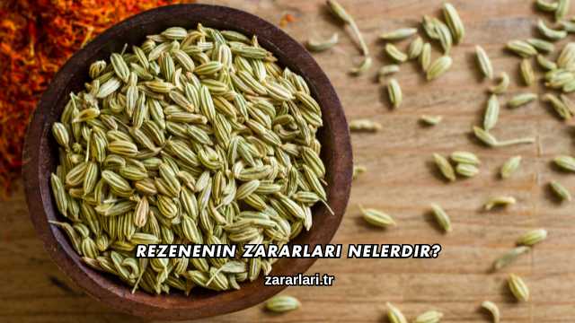 Rezenenin Zararları Nelerdir?