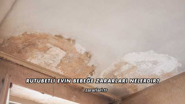 Rutubetli Evin Bebeğe Zararları Nelerdir?