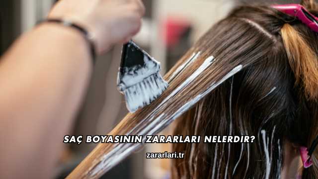 Saç Boyasının Zararları Nelerdir?