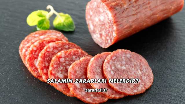 Salamın Zararları Nelerdir?