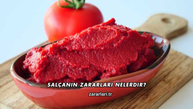 Salçanın Zararları Nelerdir?
