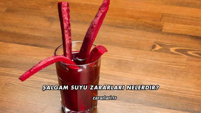 Şalgam Suyu Zararları Nelerdir?