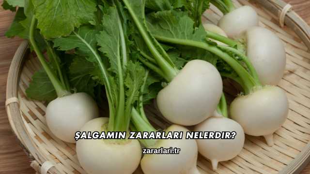 Şalgamın Zararları Nelerdir?