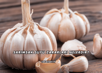 Sarımsak Suyu Zararları Nelerdir?