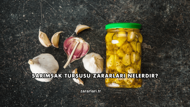 Sarımsak Turşusu Zararları Nelerdir?