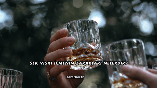 Sek Viski İçmenin Zararları Nelerdir?