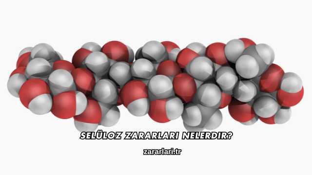 Selüloz Zararları Nelerdir?