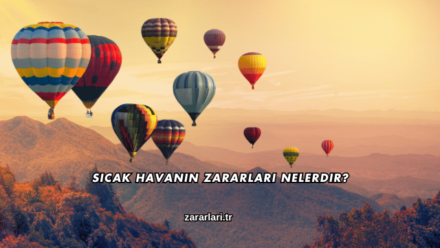 Sıcak Havanın Zararları Nelerdir?