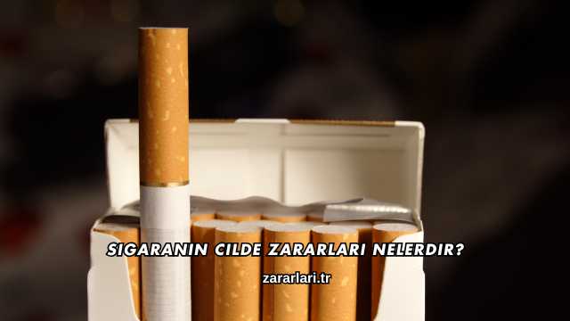 Sigaranın Cilde Zararları Nelerdir?