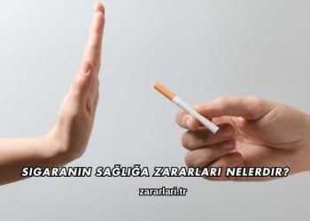 Sigaranın Sağlığa Zararları Nelerdir?
