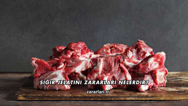 Sığır Jelatini Zararları Nelerdir?