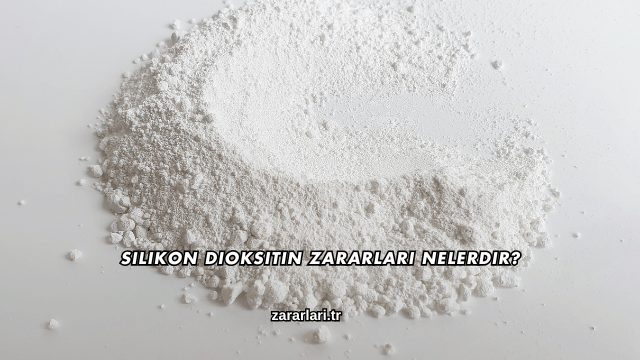 Silikon Dioksitin Zararları Nelerdir?