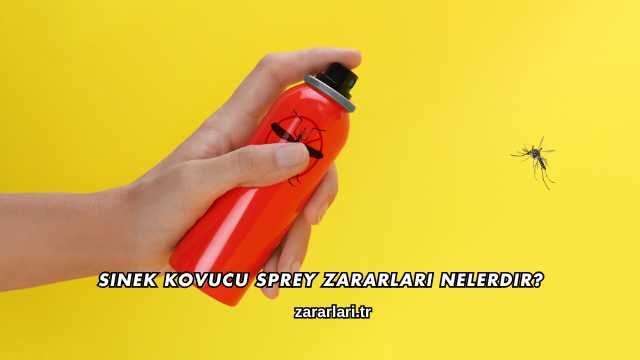 Sinek Kovucu Sprey Zararları Nelerdir?