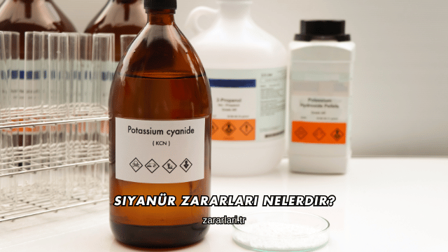 Siyanür Zararları Nelerdir?