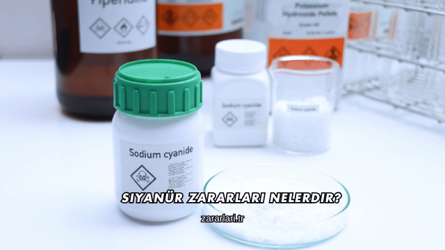 Siyanür Zararları Nelerdir?