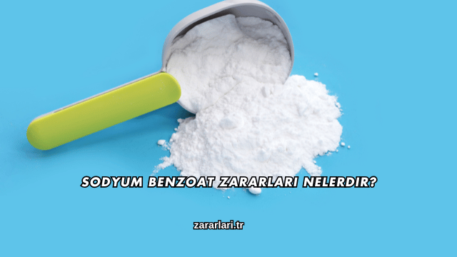 Sodyum Benzoat Zararları Nelerdir?