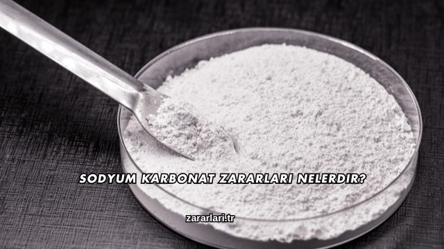 Sodyum Karbonat Zararları Nelerdir?