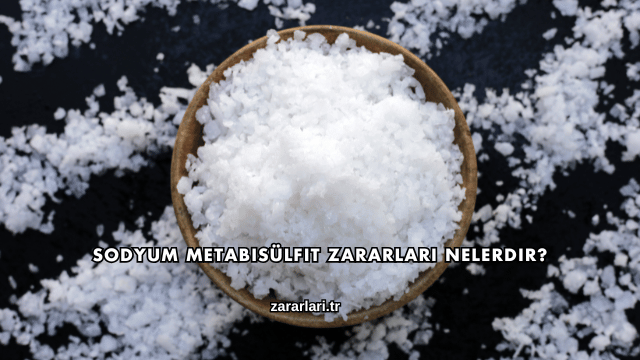 Sodyum Metabisülfit Zararları Nelerdir?