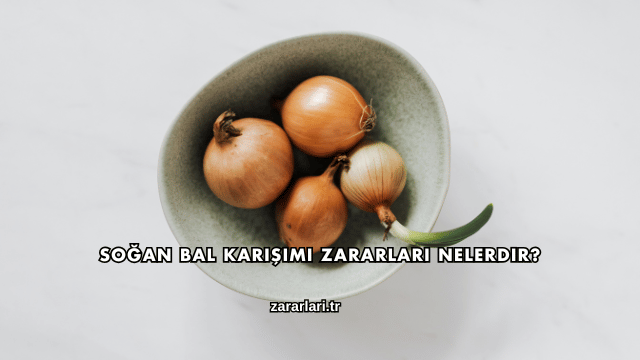 Soğan Bal Karışımı Zararları Nelerdir?