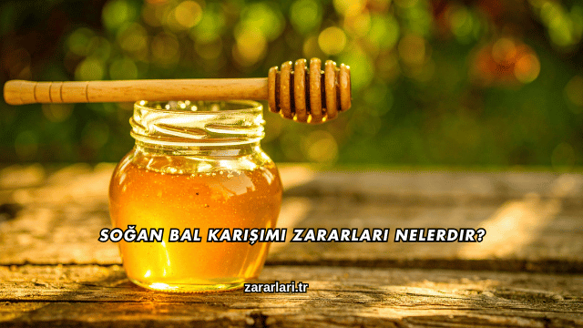 Soğan Bal Karışımı Zararları Nelerdir?
