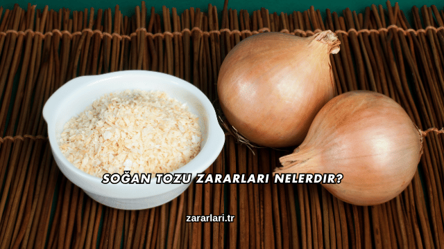 Soğan Tozu Zararları Nelerdir?