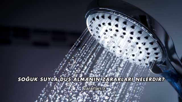 Soğuk Suyla Duş Almanın Zararları Nelerdir?