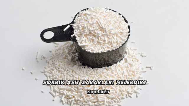 Sorbik Asit Zararları Nelerdir?