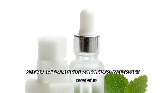 Stevia Tatlandırıcı Zararları Nelerdir?