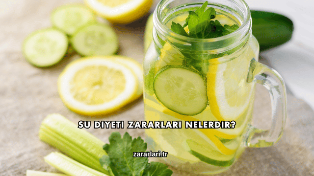 Su Diyeti Zararları Nelerdir?