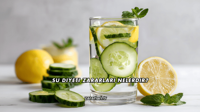 Su Diyeti Zararları Nelerdir?