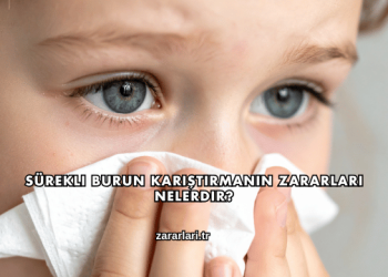 Sürekli Burun Karıştırmanın Zararları Nelerdir?