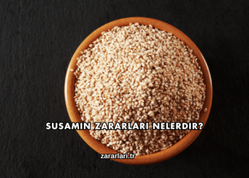 Susamın Zararları Nelerdir?