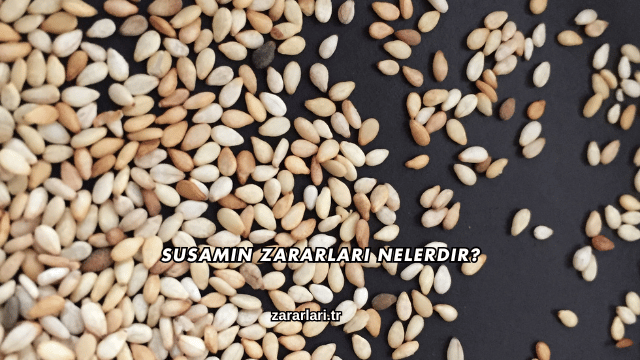 Susamın Zararları Nelerdir?