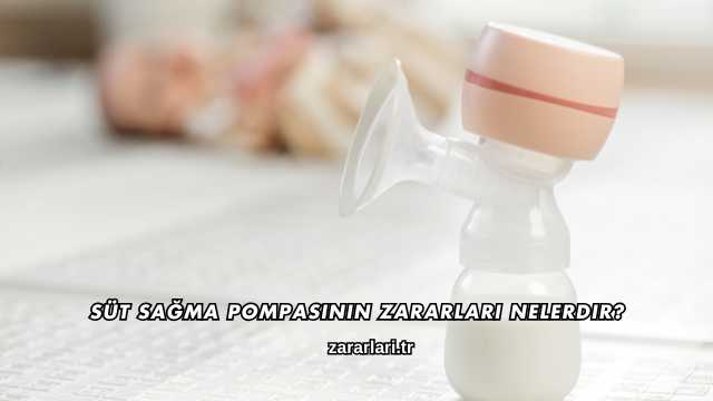 Süt Sağma Pompasının Zararları Nelerdir?