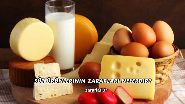 Süt Ürünlerinin Zararları Nelerdir?