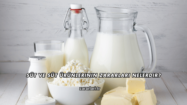 Süt ve Süt Ürünlerinin Zararları Nelerdir?