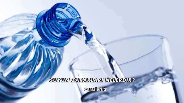 Suyun Zararları Nelerdir?