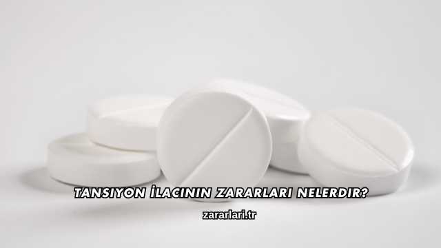 Tansiyon İlacının Zararları Nelerdir?