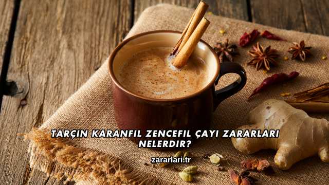 Tarçın Karanfil Zencefil Çayı Zararları Nelerdir?
