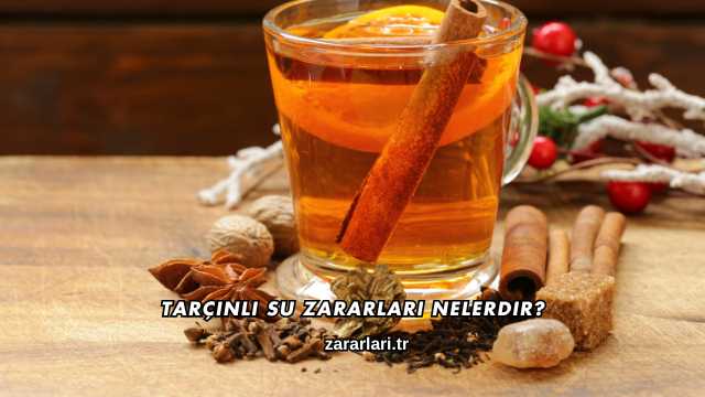 Tarçınlı Su Zararları Nelerdir?