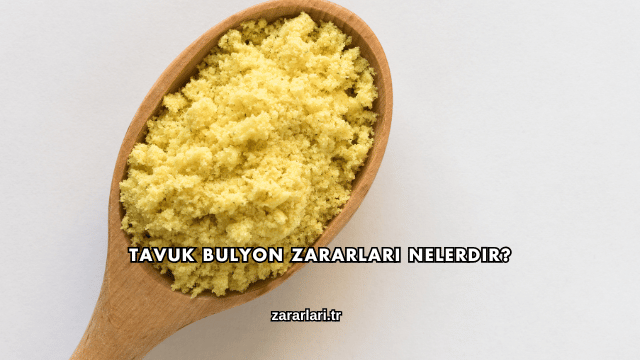 Tavuk Bulyon Zararları Nelerdir?