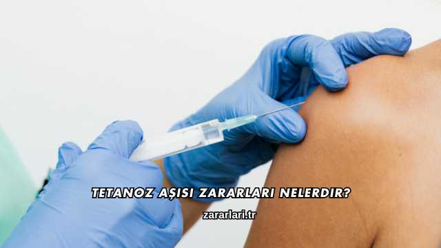 Tetanoz Aşısı Zararları Nelerdir?