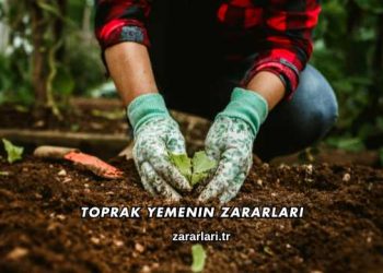 Toprak Yemenin Zararları