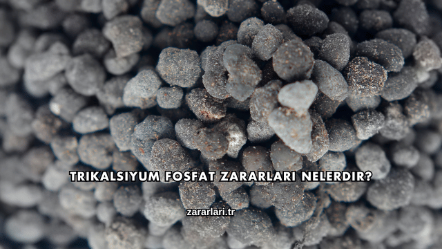 Trikalsiyum Fosfat Zararları Nelerdir?